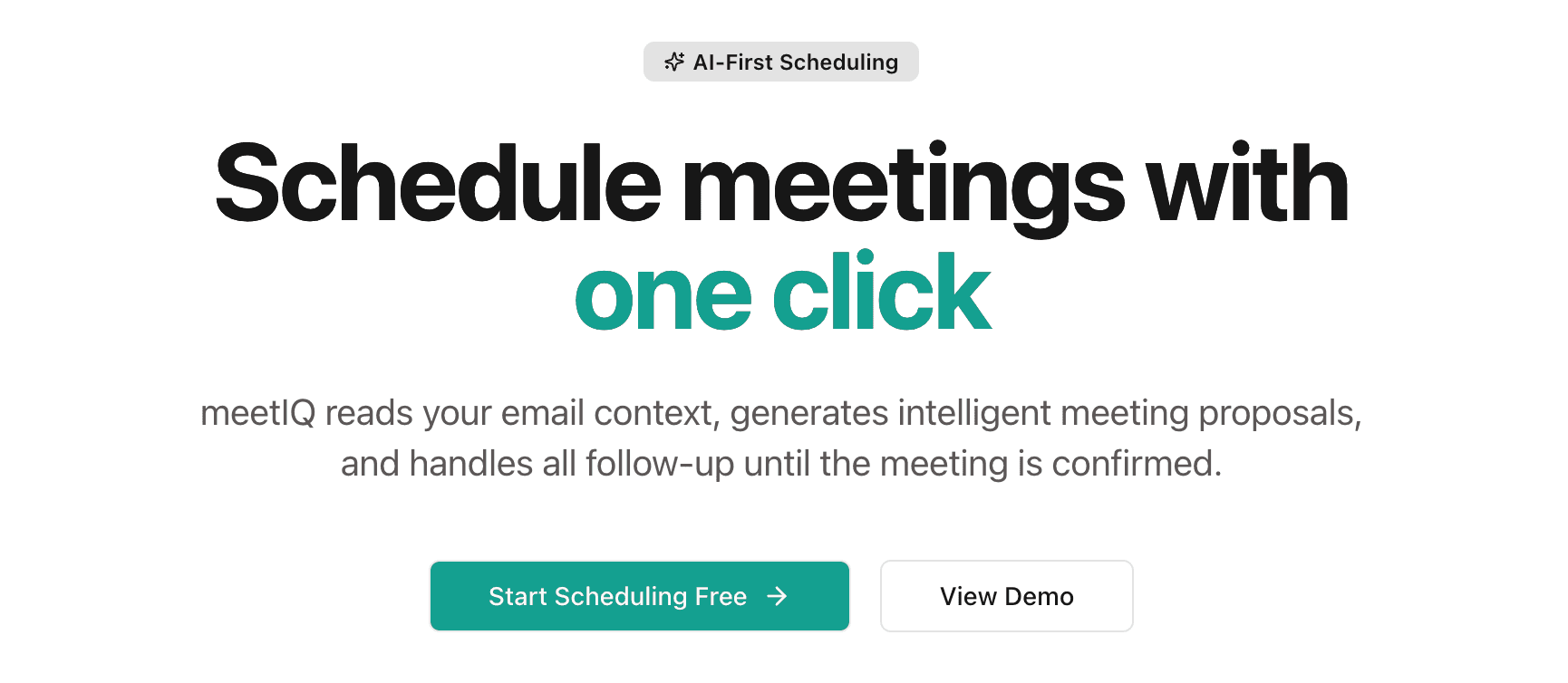 meetIQ — AI-First Meeting Scheduling image 1