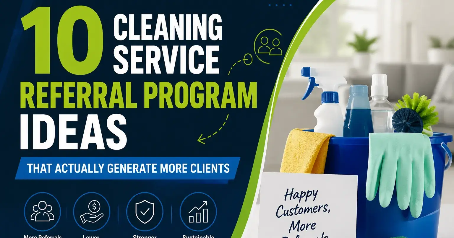 10 Cleaning Service Referral Program Ideas That Actually Generate More Clients