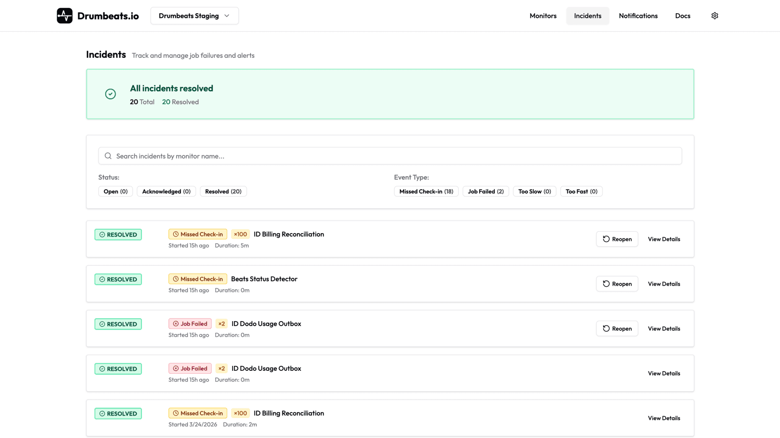 Drumbeats | Monitoring for Modern Teams image 5