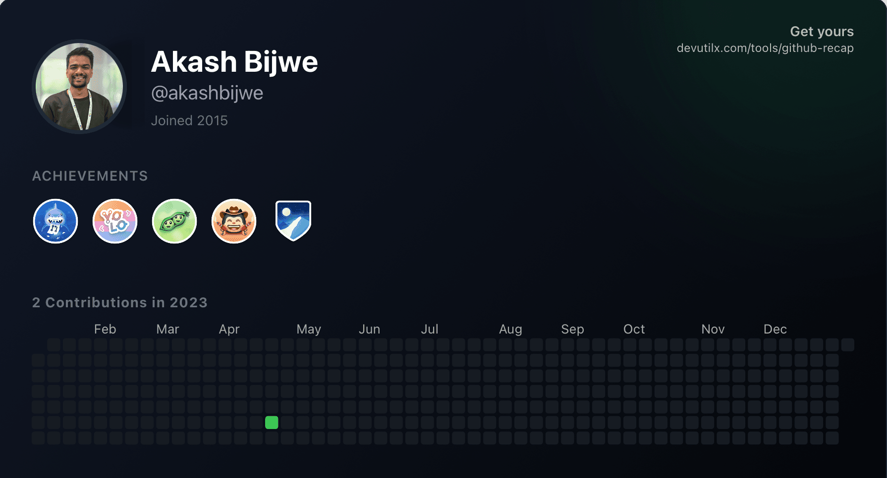 GitHub Recap Generator — Visualize Your Code image 4