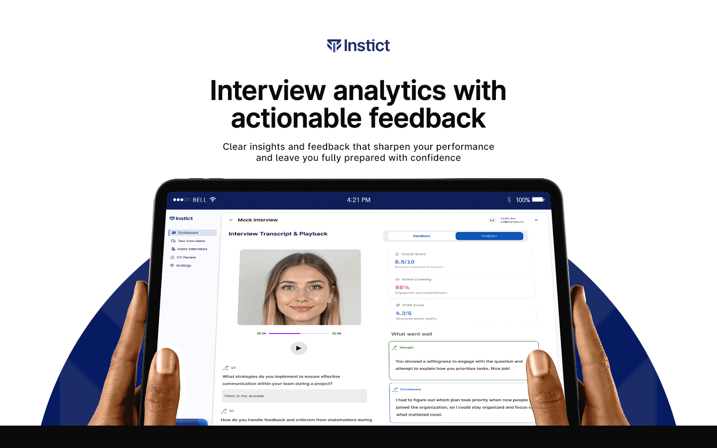 Instict: AI-Powered Interview Practise image 4