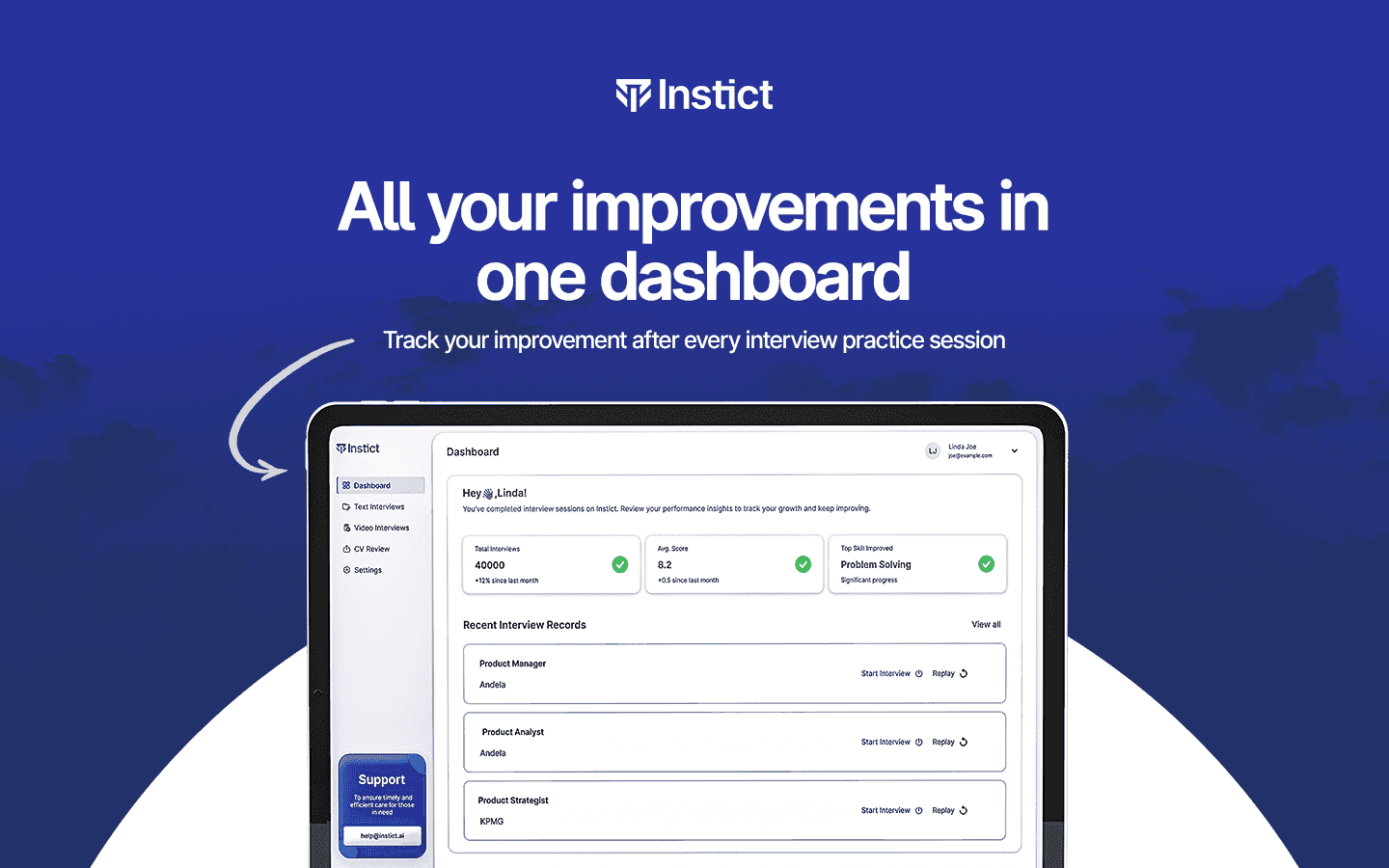 Instict: AI-Powered Interview Practise image 2