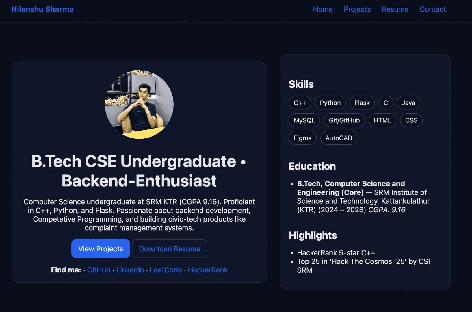 Nilanshu Sharma — Portfolio image 1