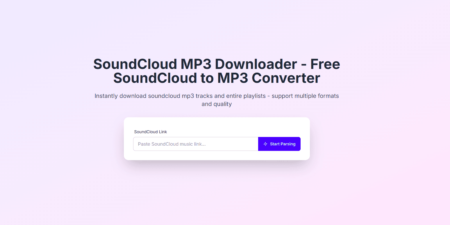 SoundCloud to MP3 image 1