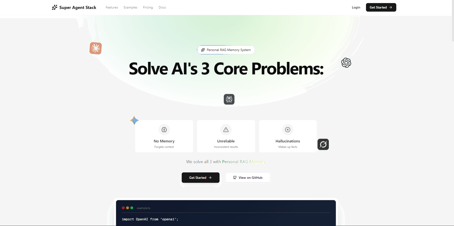 Super Agent Stack AI platform for developers image 1