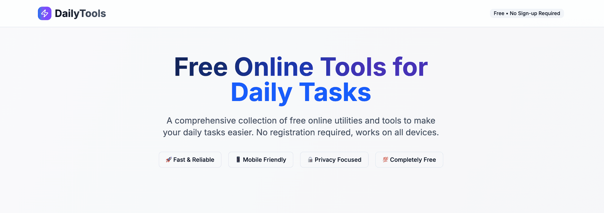 Use Daily Tools image 1