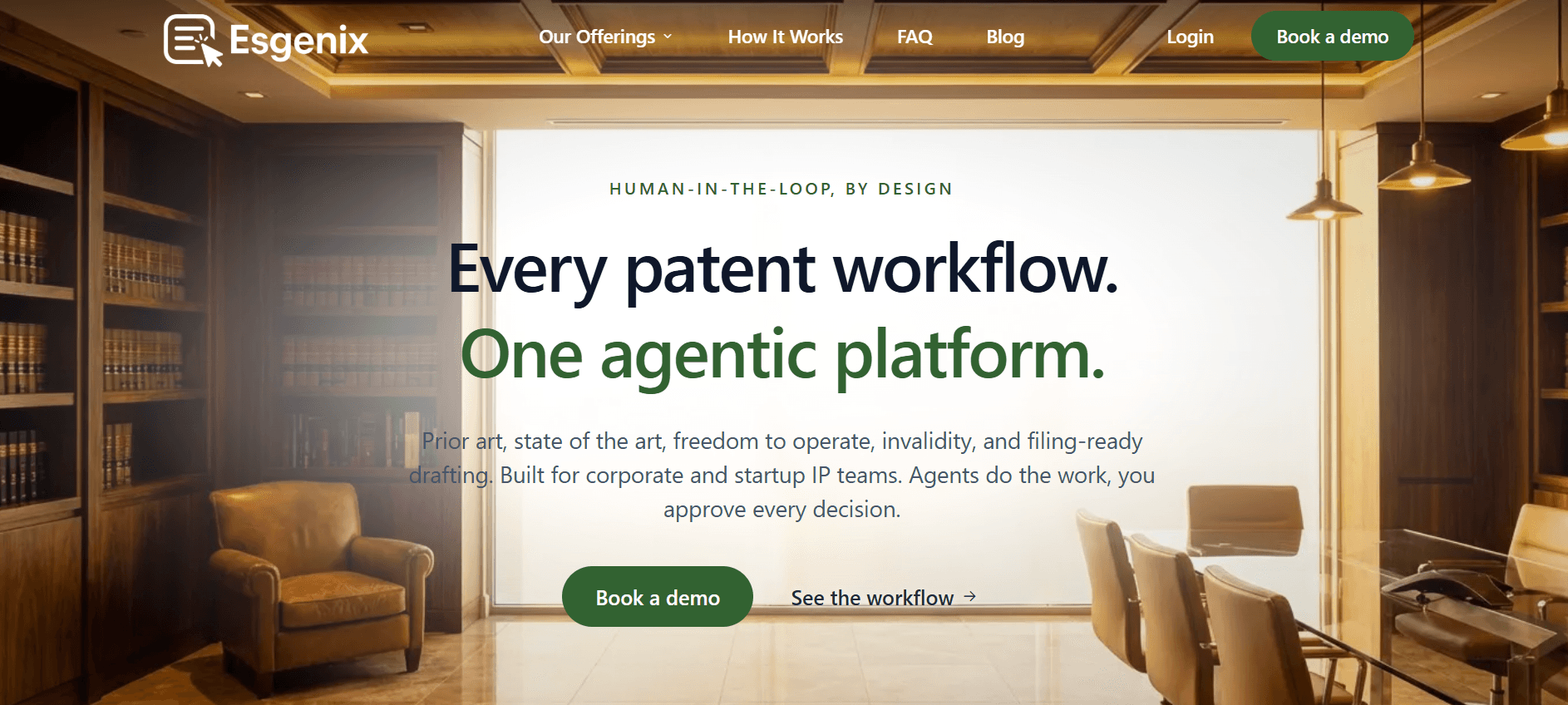 Esgenix — Agentic patent workflow image 1