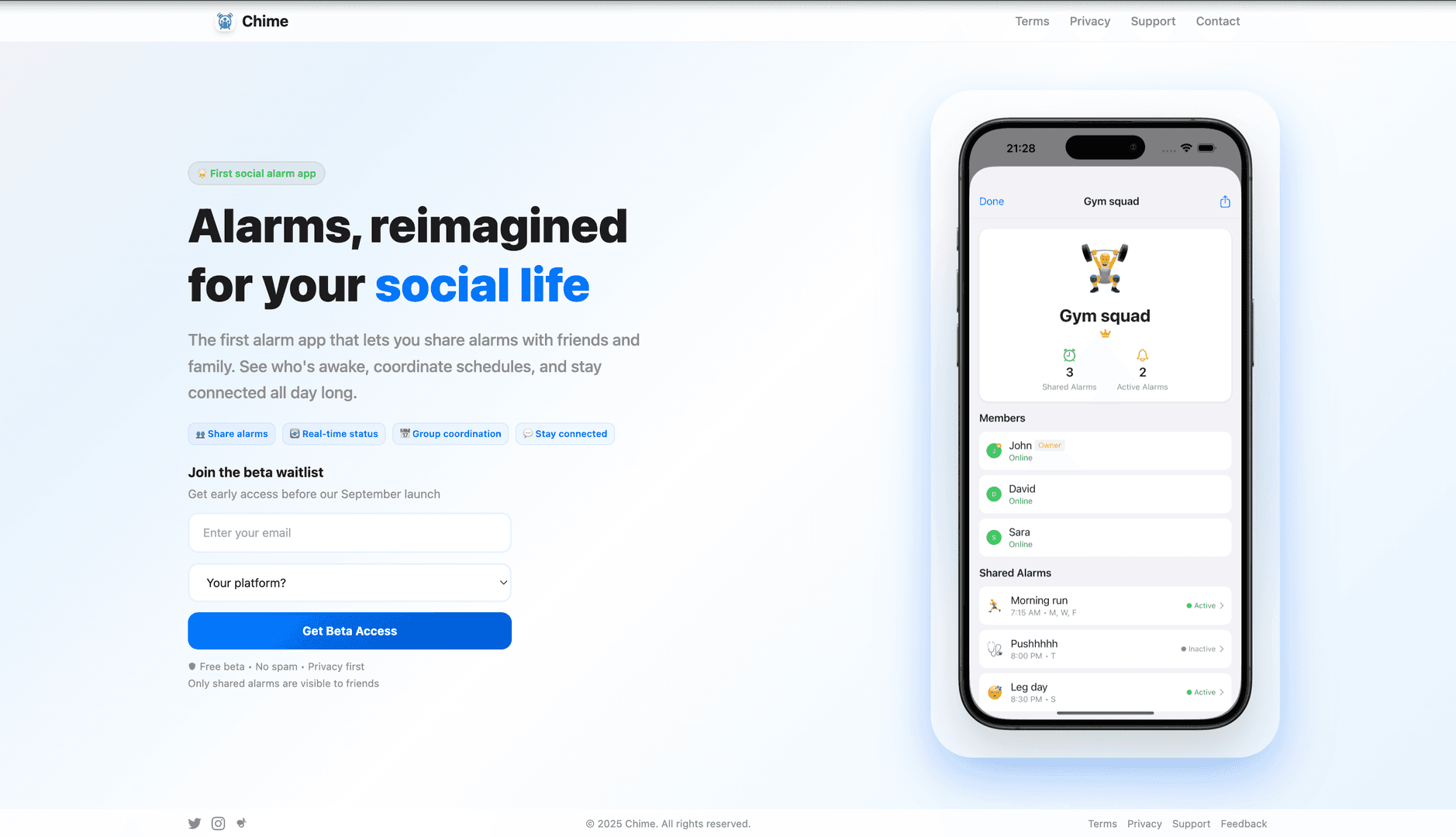 Chime Alarm App image 1