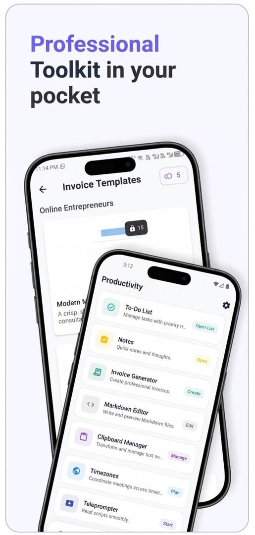 DocQR Tools: Document, QR & AI image 3