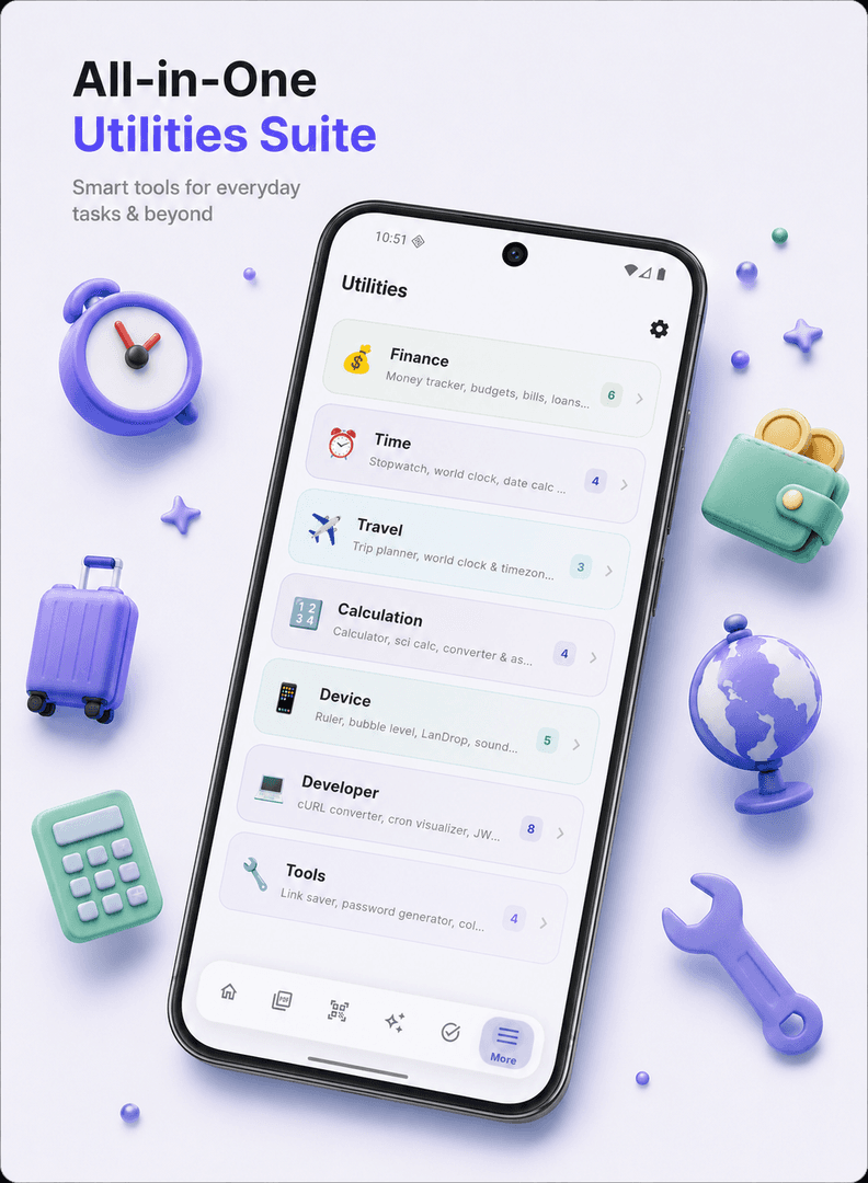 DocQR Tools: Document, QR & AI image 2