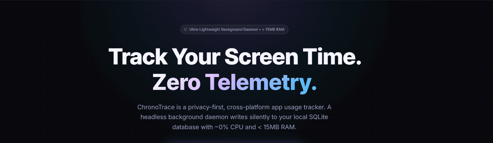 ChronoTrace - Track Your Screen Time image 1