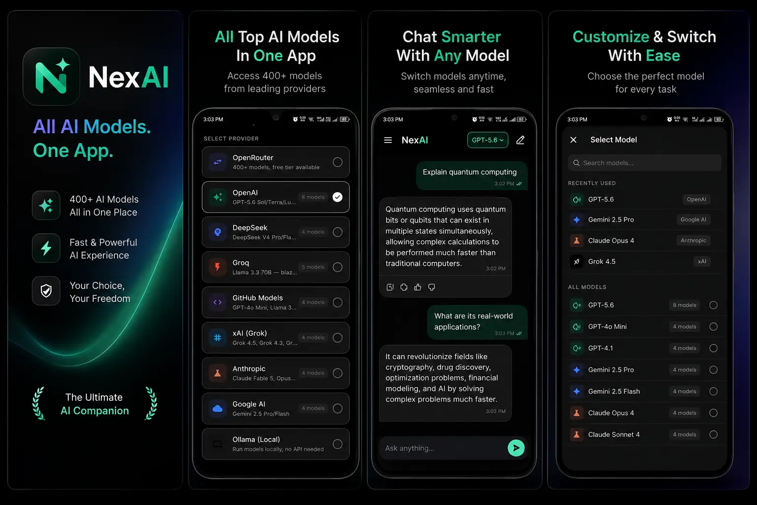 NexAI: AI Chat, Voice & Video image 1