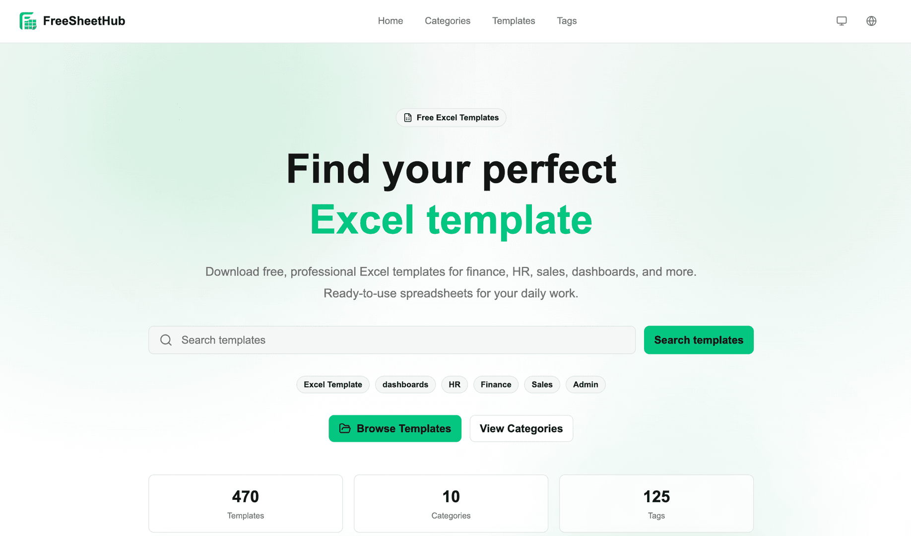 Free Excel Templates image 1