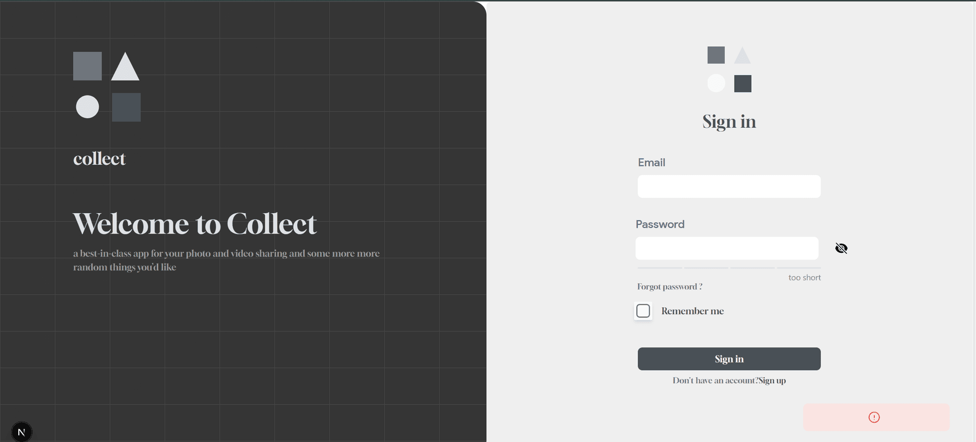 Collect - a media cloud storage image 1