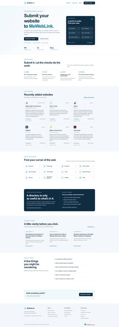 Free Website Directory Submission image 1