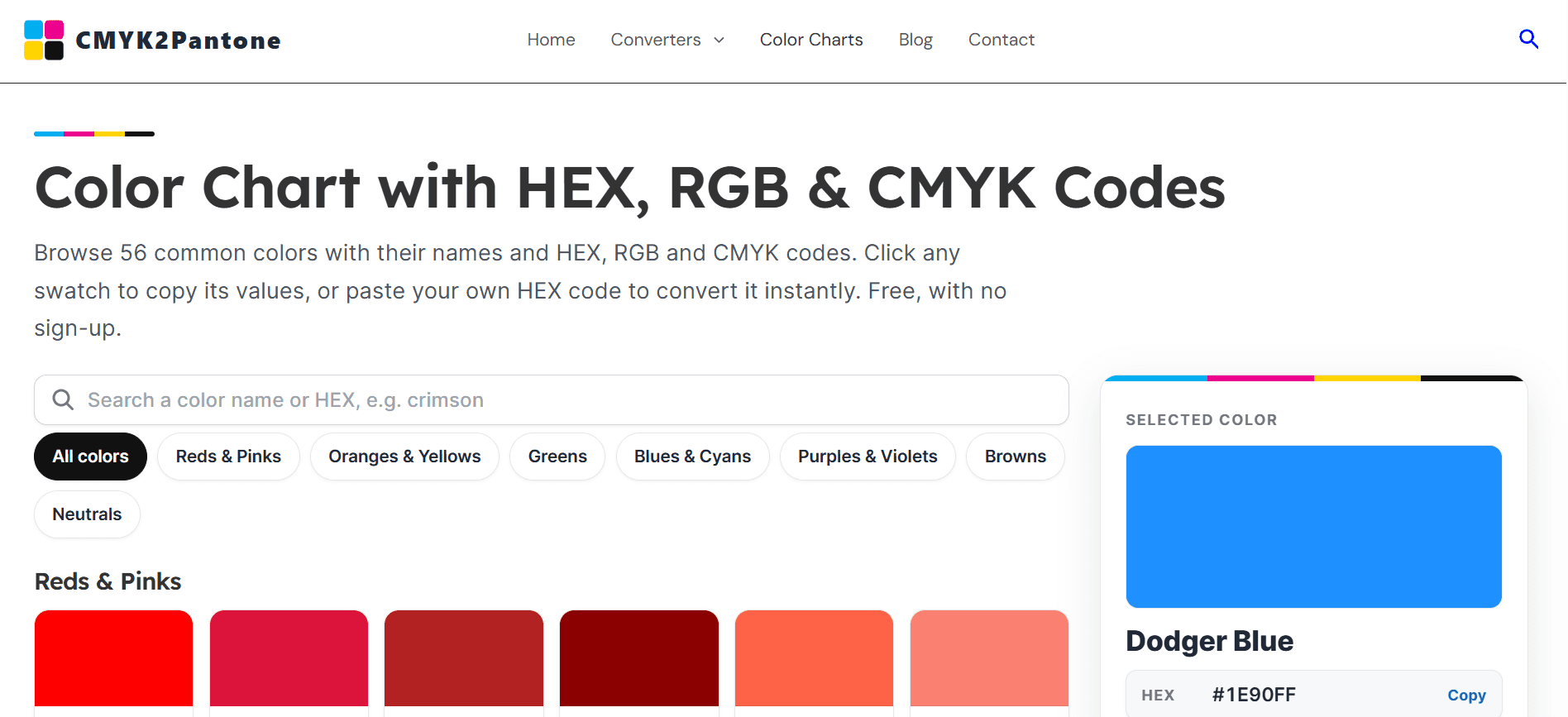 Free online CMYK to Pantone converter image 3