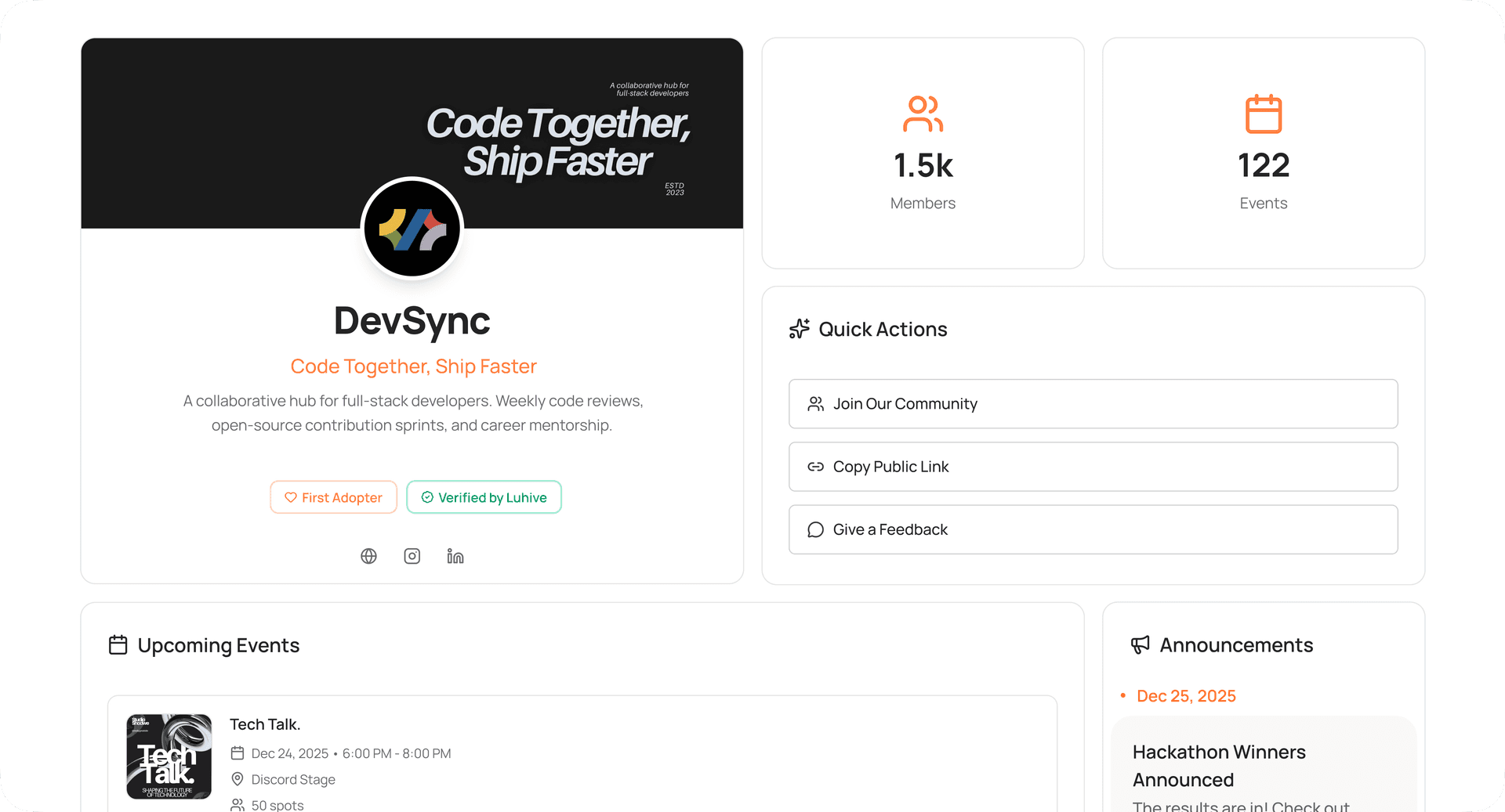 Luhive | All-in-One Community Management image 4