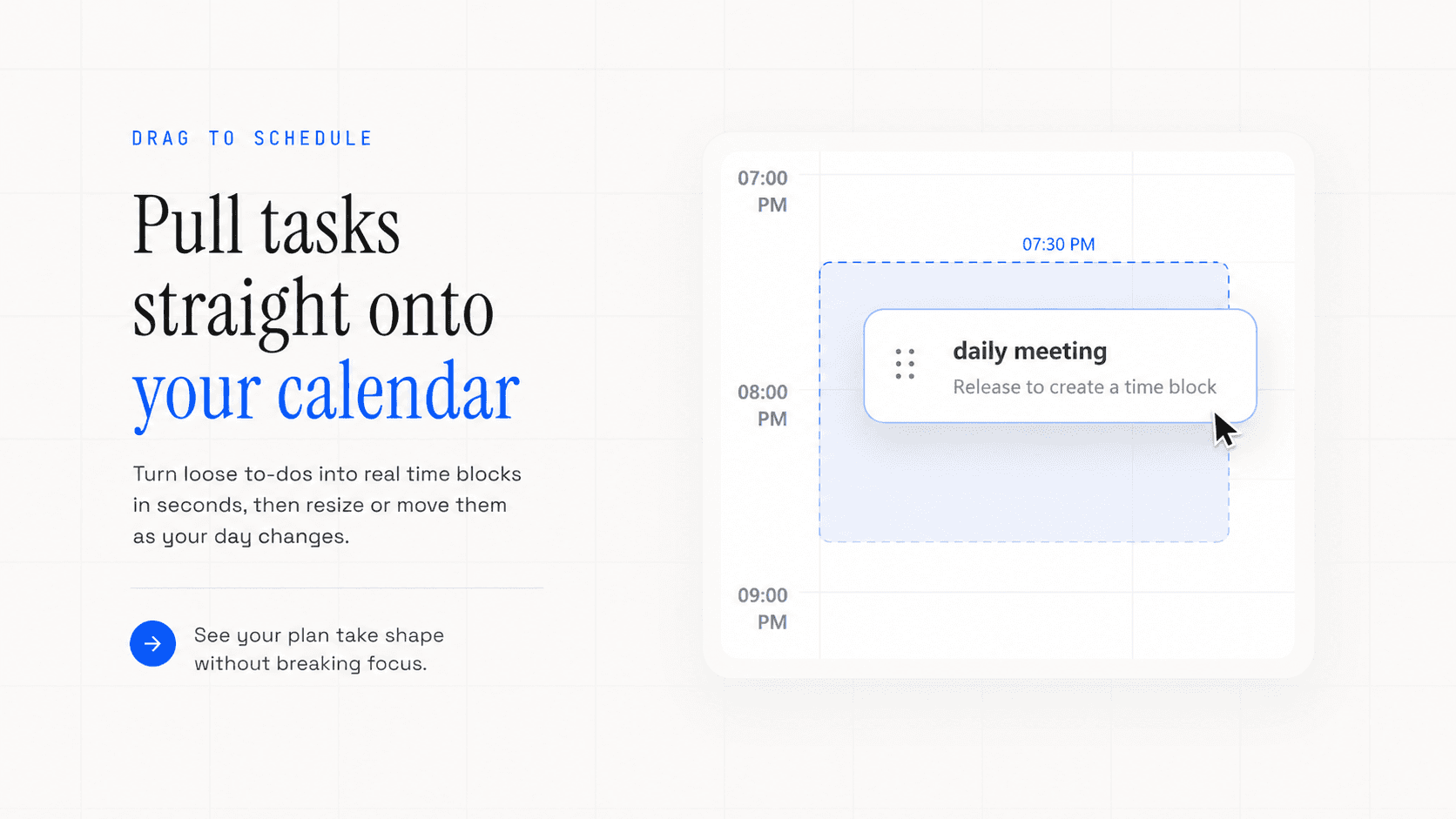 Time Blocking Calendar & Task Planning App image 2