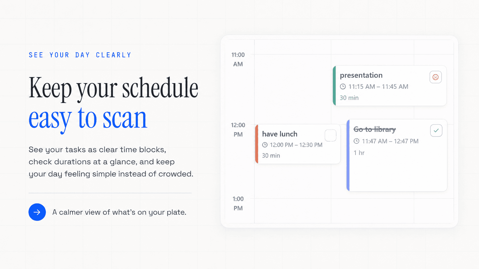 Time Blocking Calendar & Task Planning App image 1