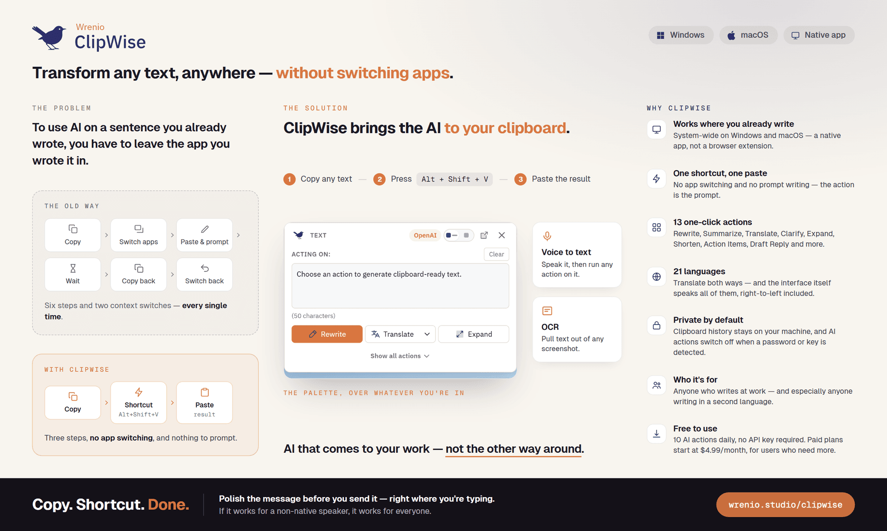 Wrenio ClipWise image 1