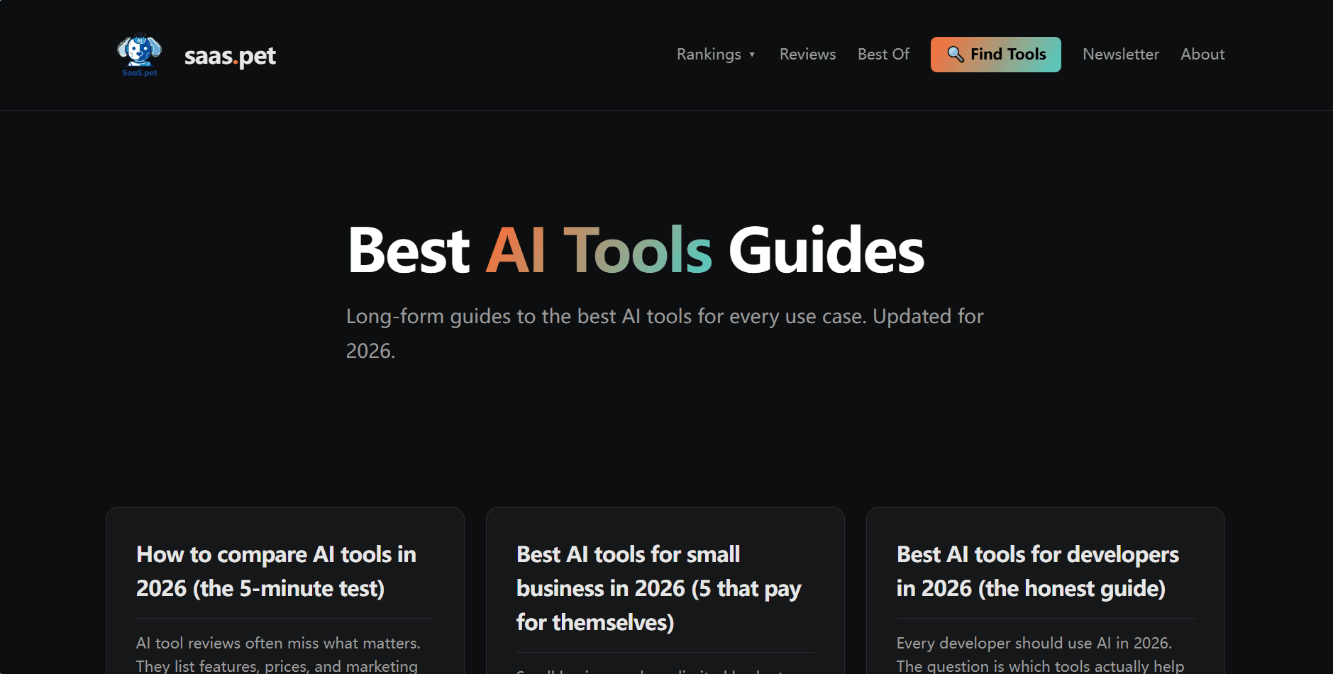 saas.pet — The AI Tools Search Engine image 4