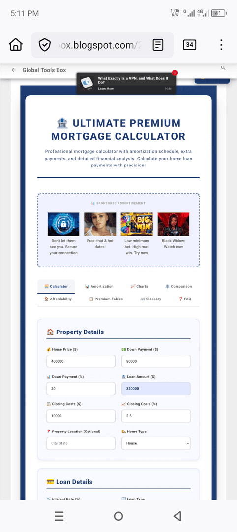 Mortgage Calculator 2026 - Calculate Payments image 1