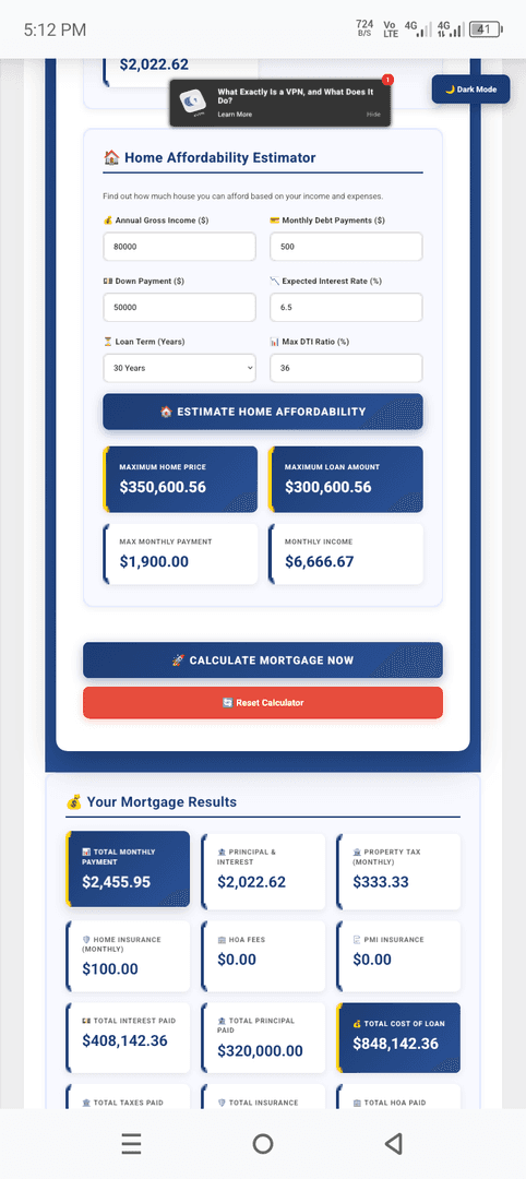 Mortgage Calculator 2026 - Calculate Payments image 4