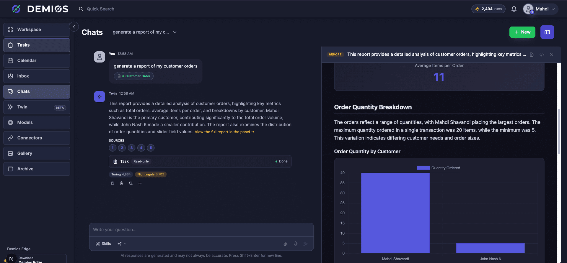 Demios — Your work, your AI, your model. image 2