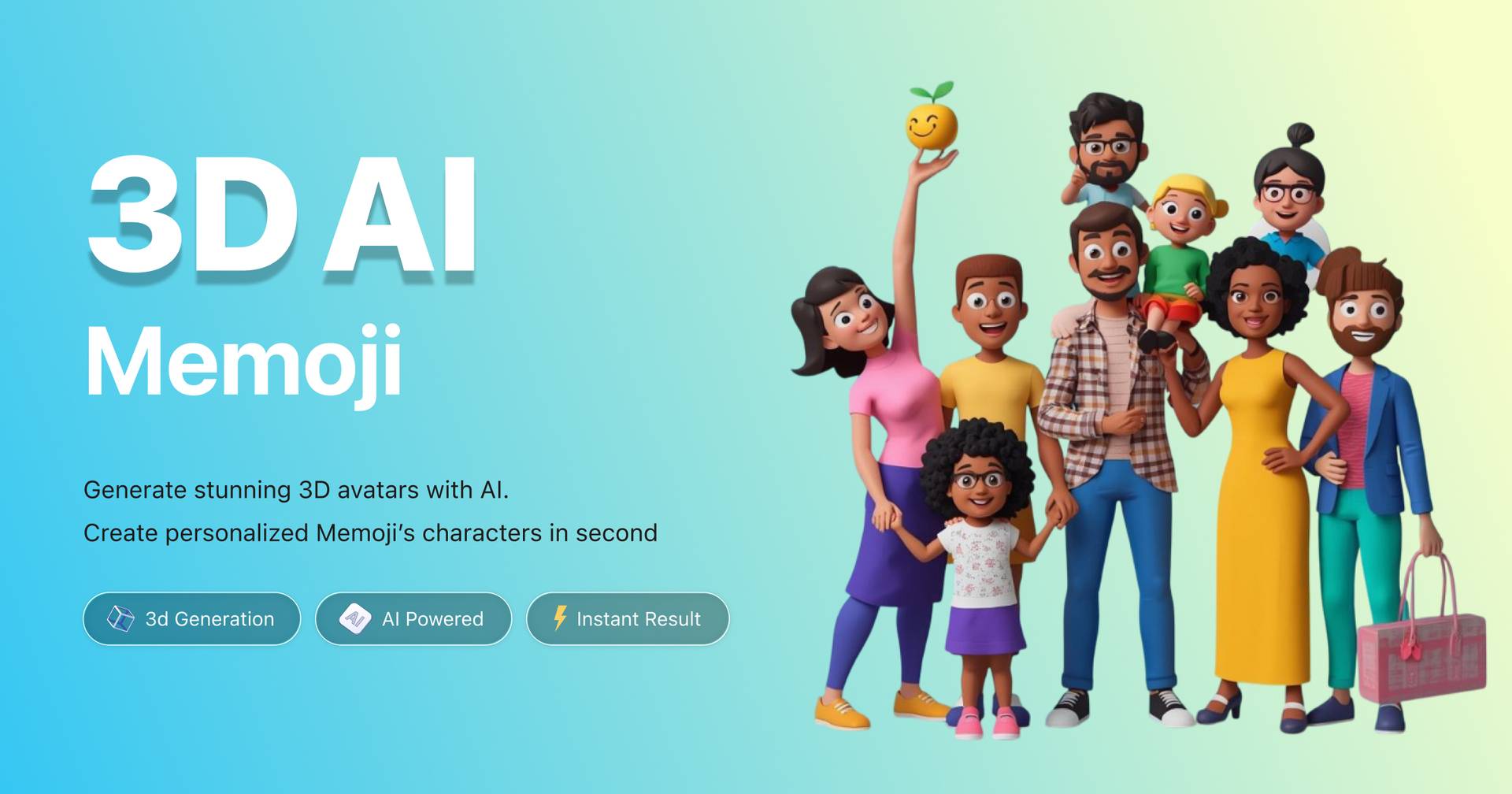 AI Memoji Generator — 3D Avatars image 1