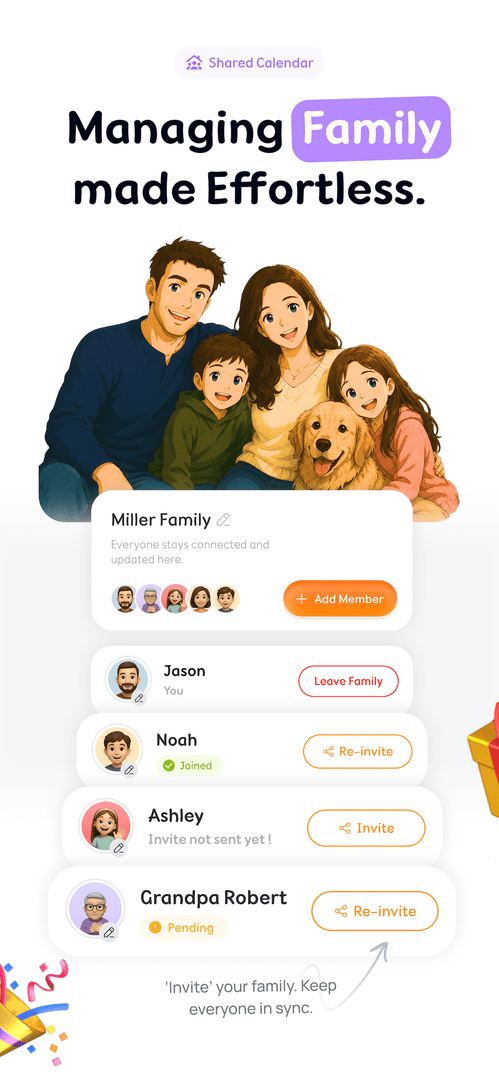 KIN: Shared Family Calendar App image 1