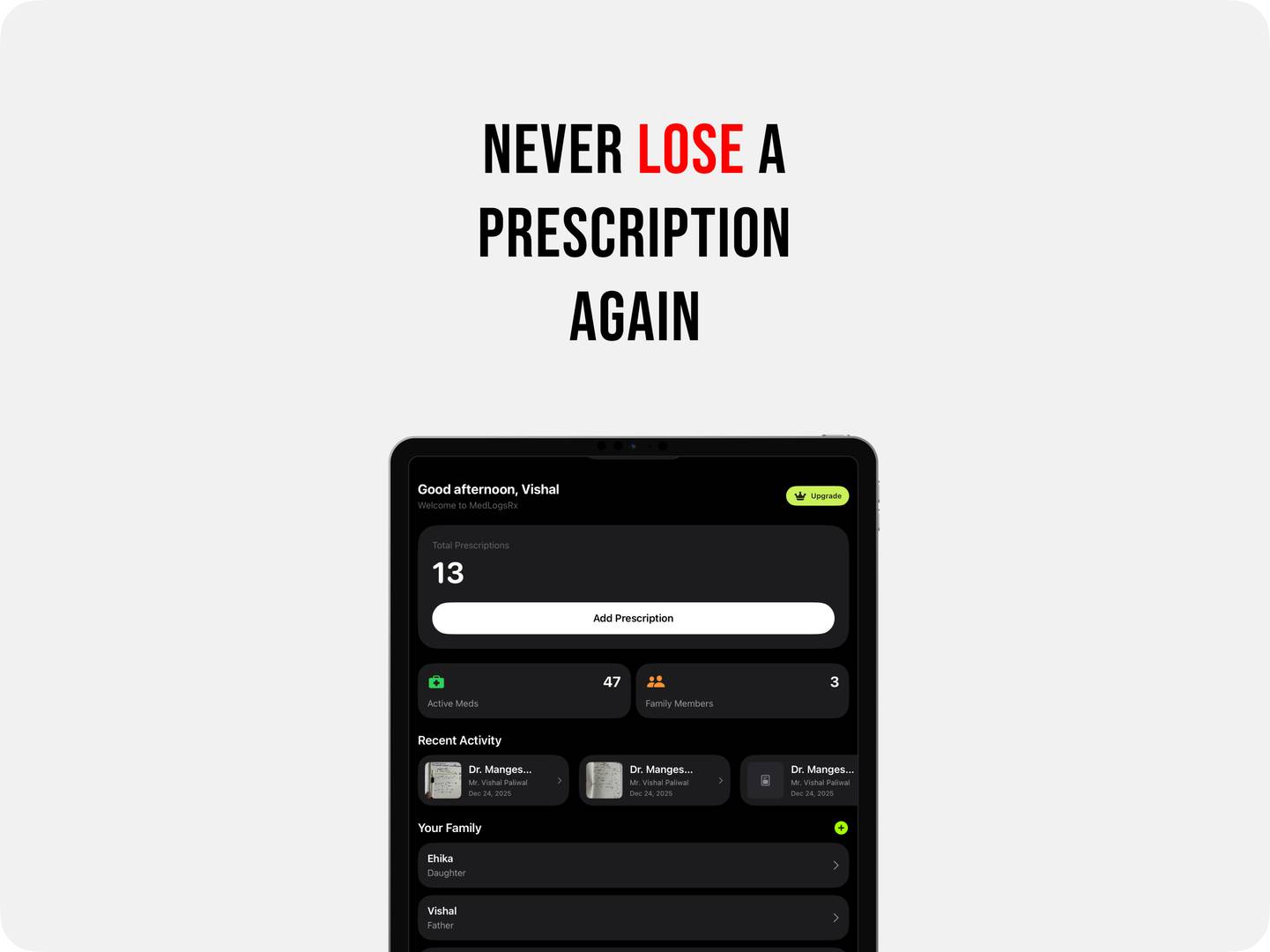 MedLogsRx - Prescription Management image 2