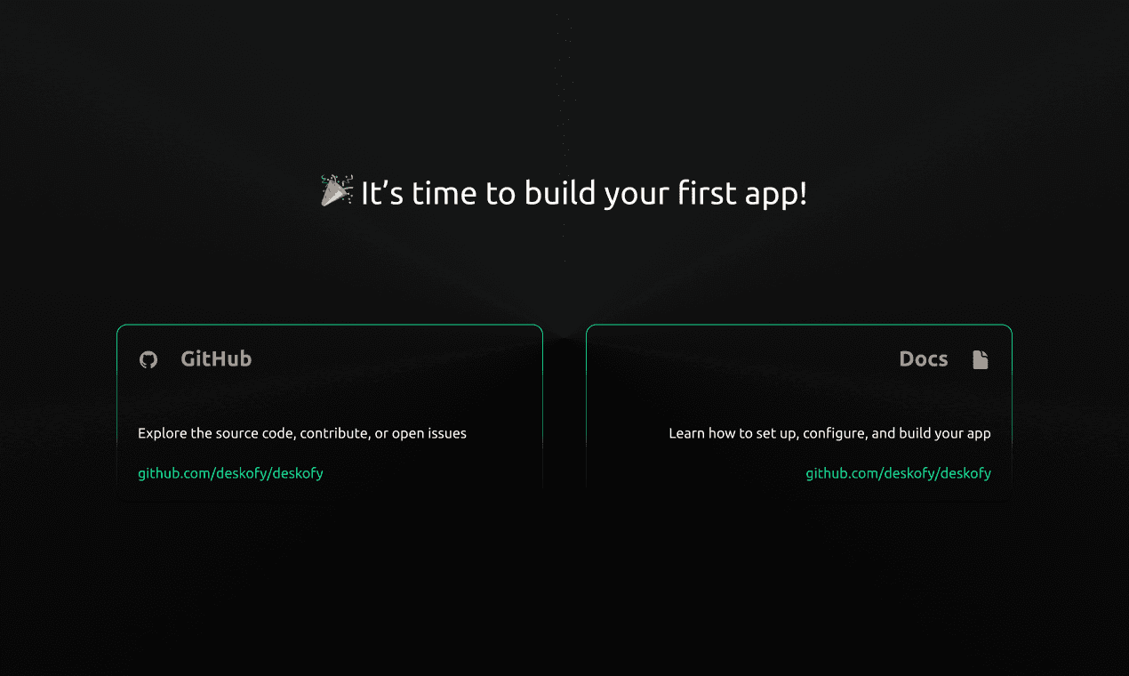 Deskofy CLI - Build Desktop Apps Fast image 4