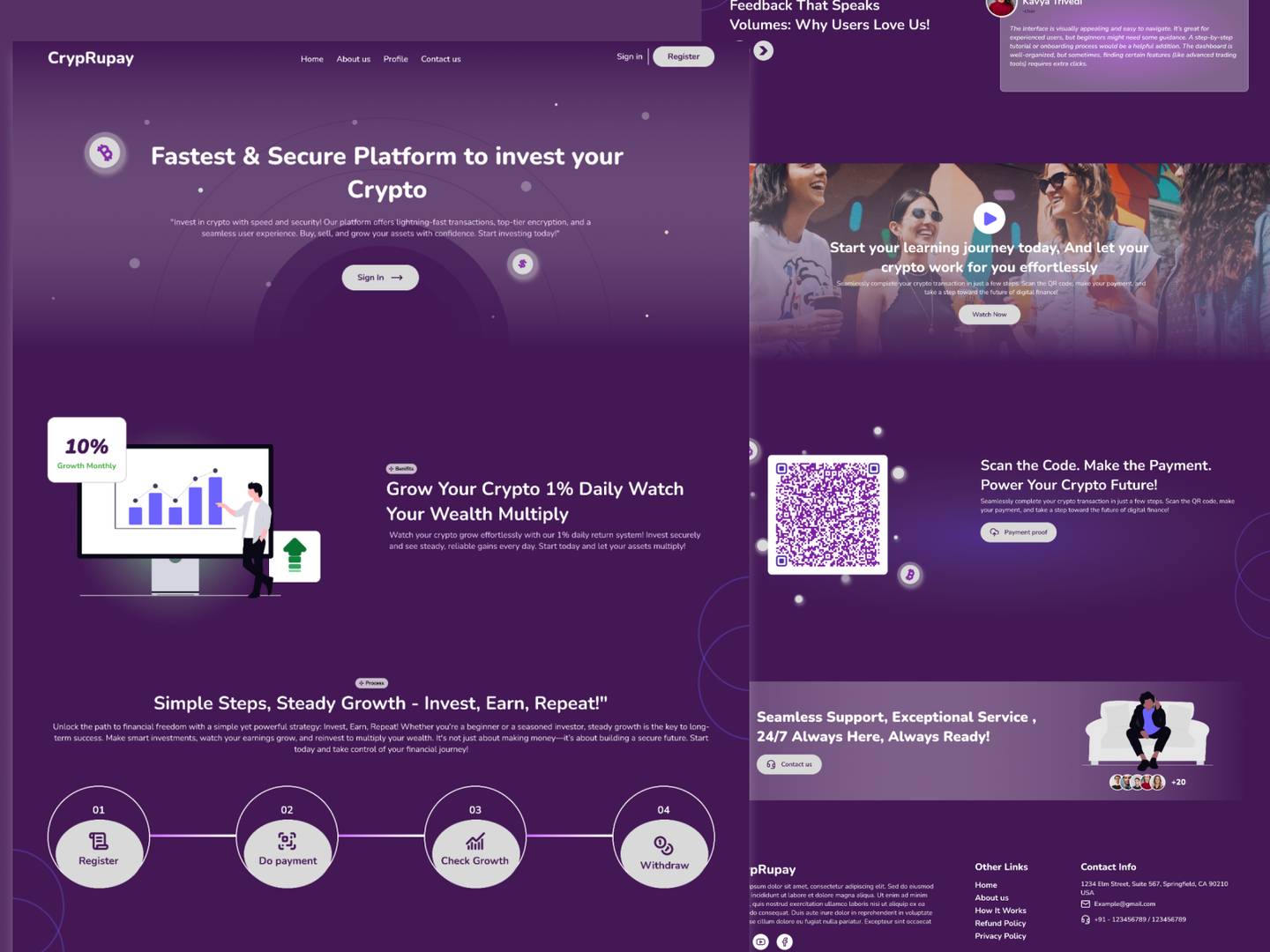 CrypRupay - Crypto Investing Platform