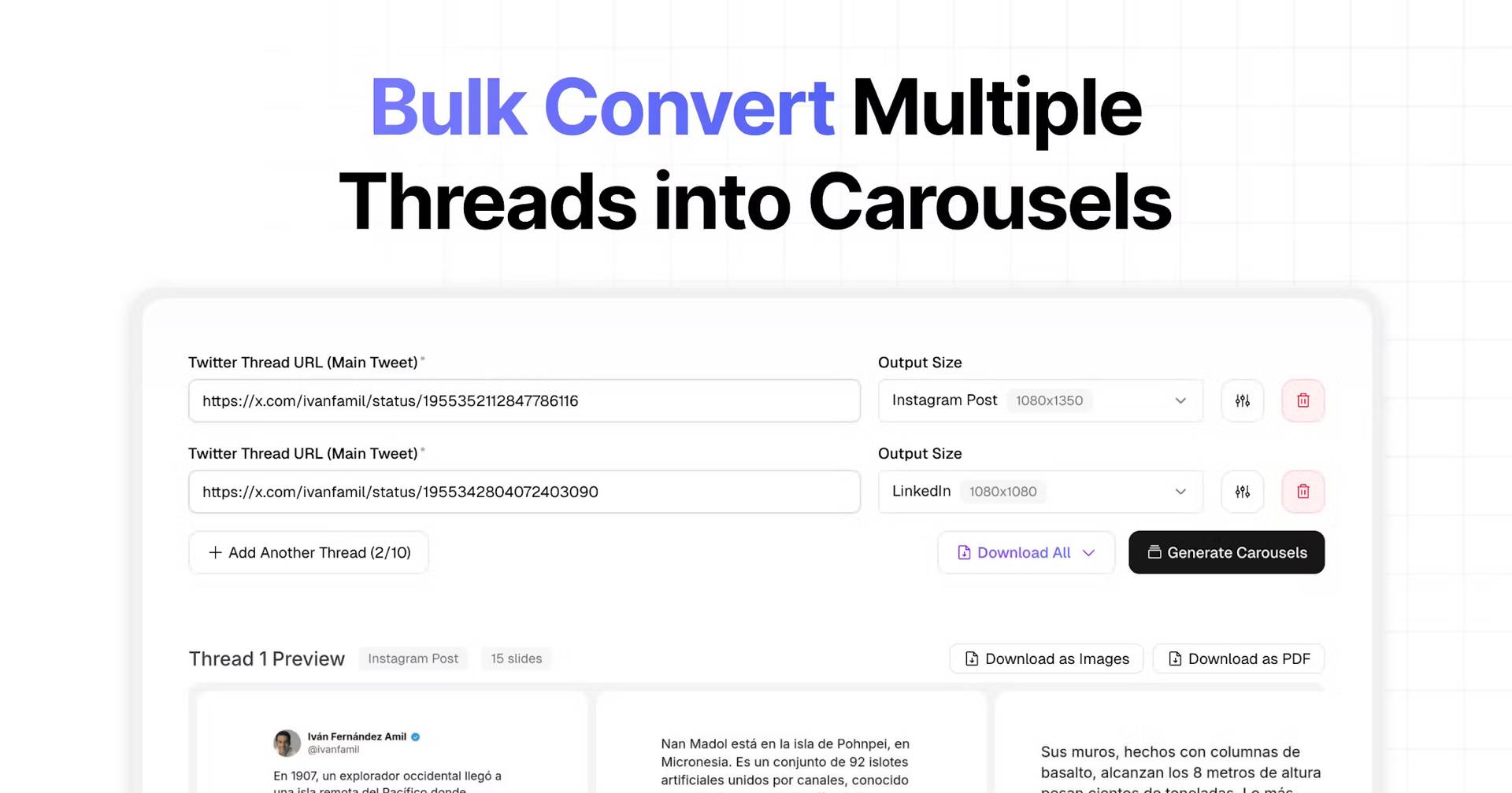 Twitter Carousel Generator image 2