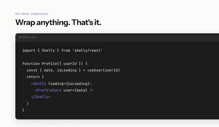 skelly — Skeleton screens that learn your UI image 3