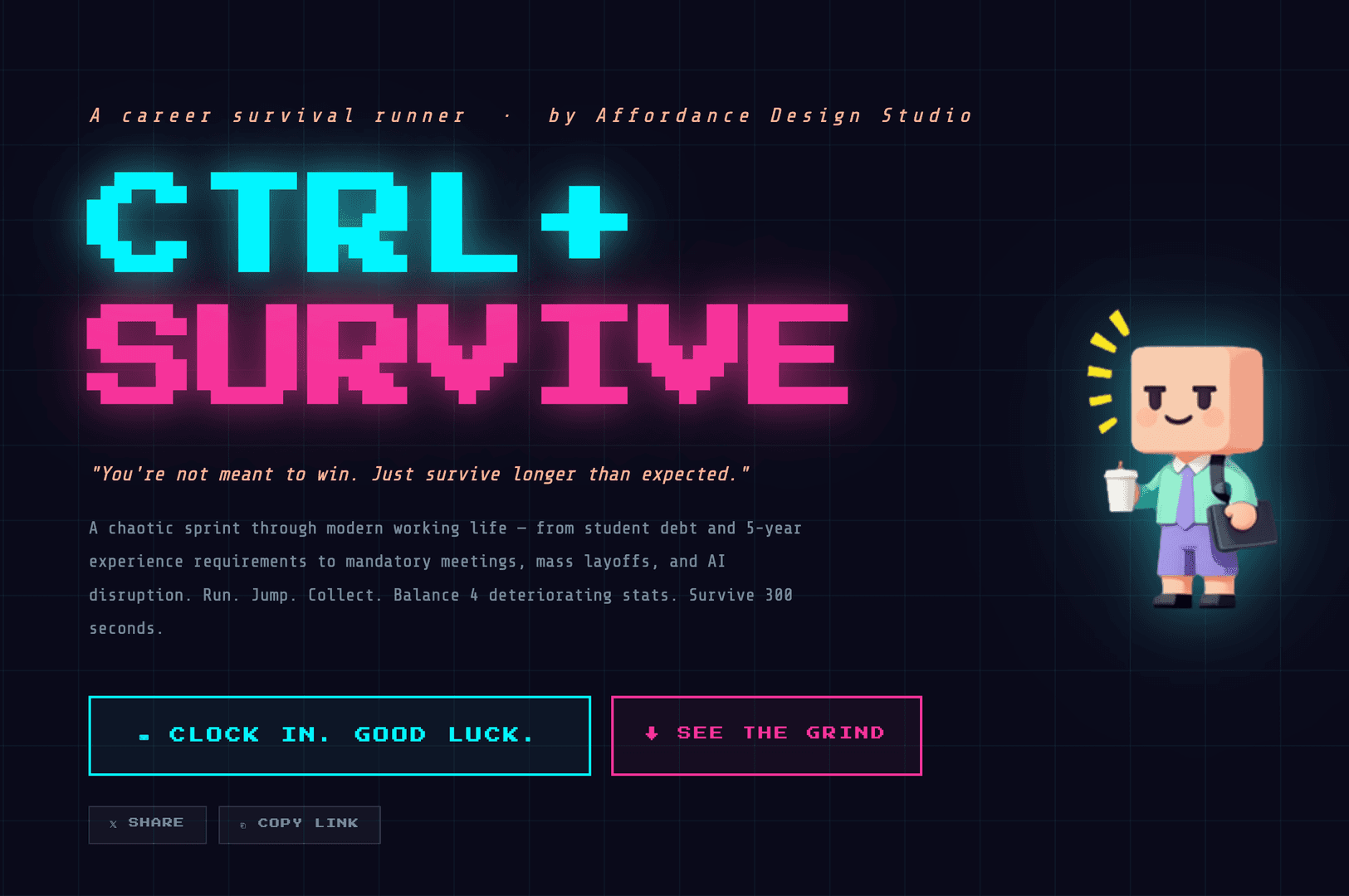 CTRL+SURVIVE — Don't Win. Just Survive. image 2