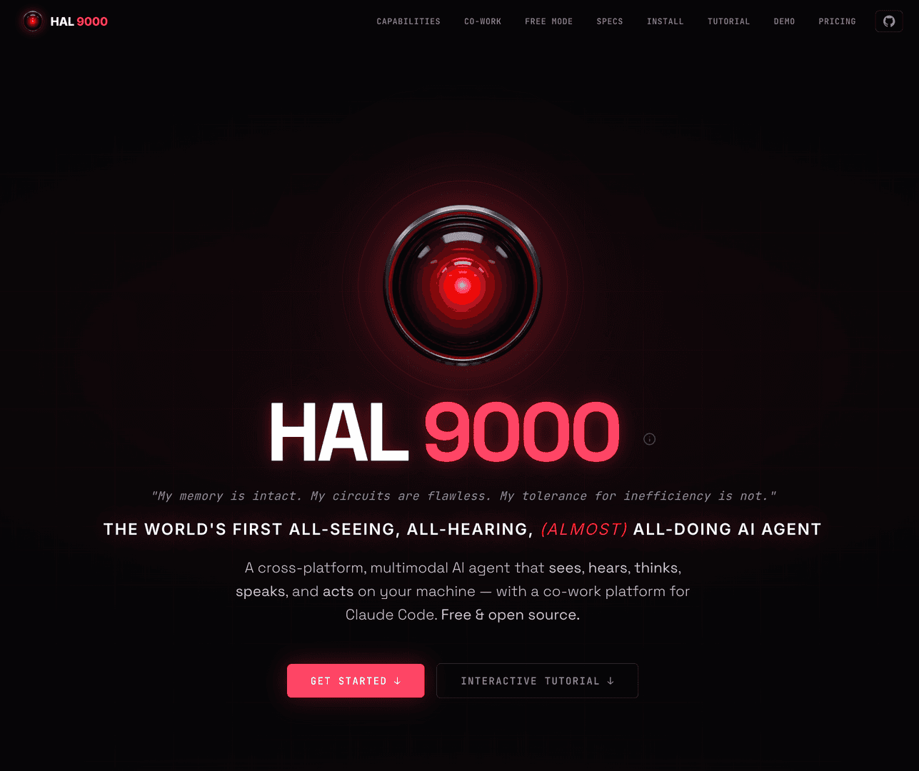 HAL 9000 — Local Multimodal AI Agent image 2