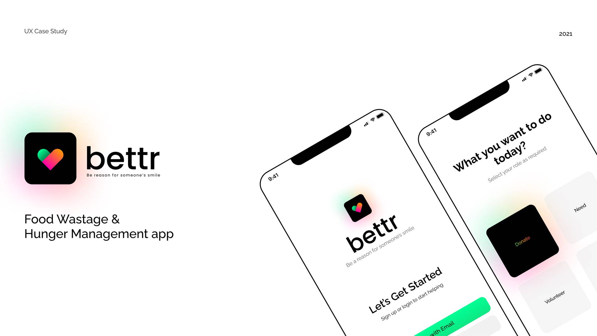 Food Wastage & Hunger Management App UI/UX