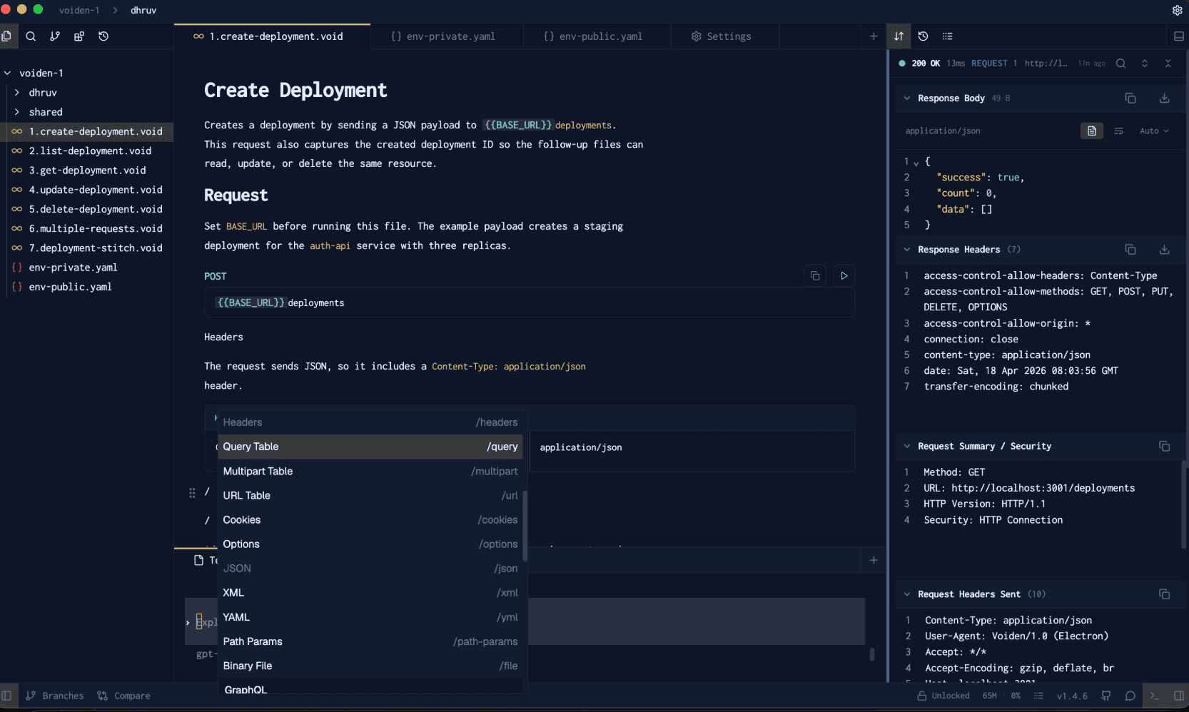 Voiden API Client: Lego for APIs image 2
