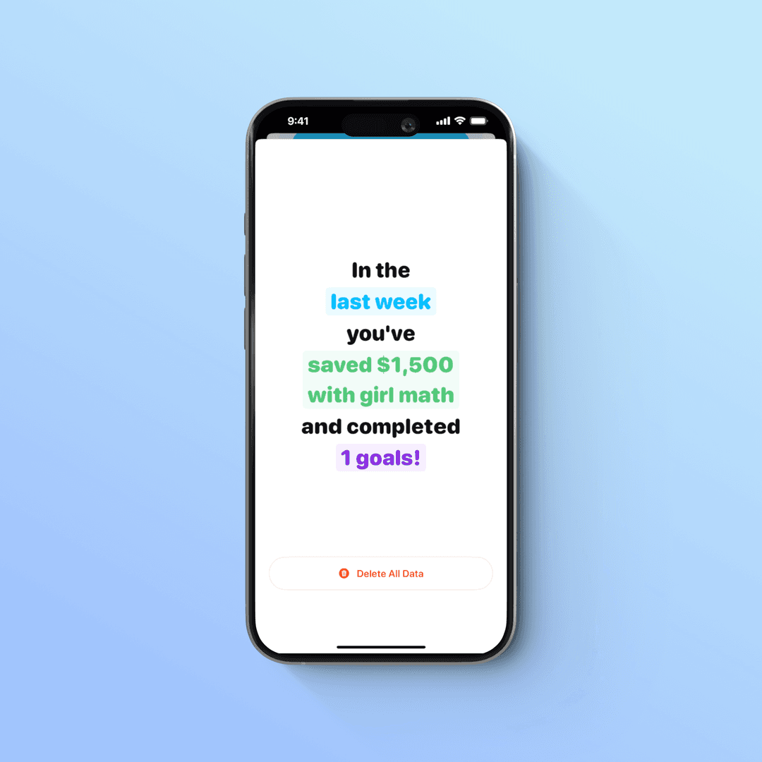 Girl Math: Savings Tracker image 5