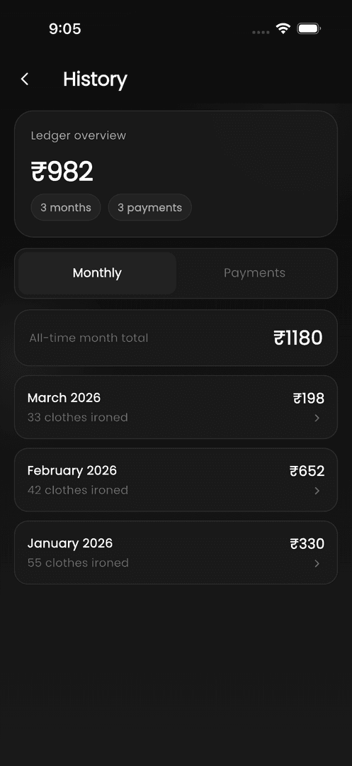 IronE | Ironing Expense Tracker image 3