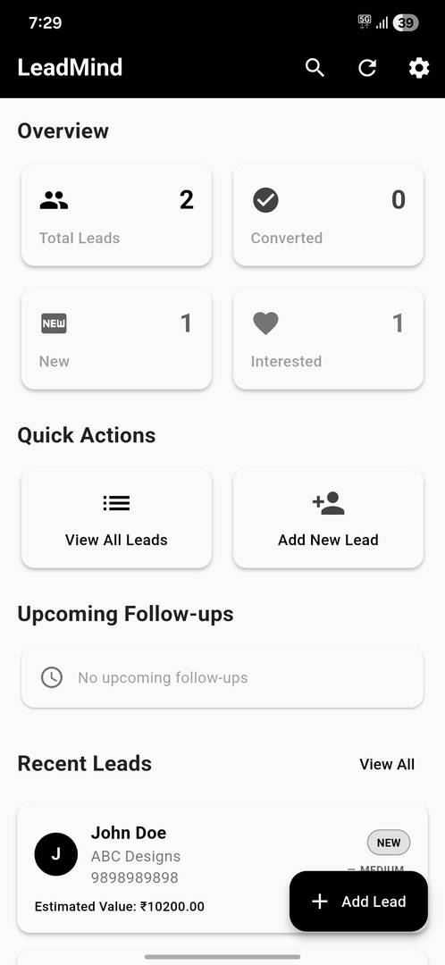 LeadMind - Professional Lead Tracking App image 2