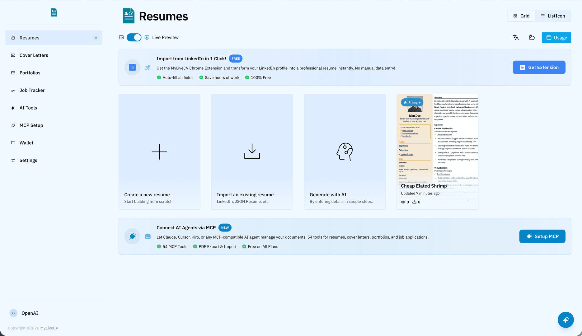 MyLiveCV image 4