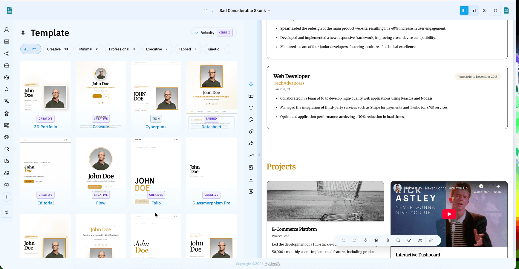 MyLiveCV image 5