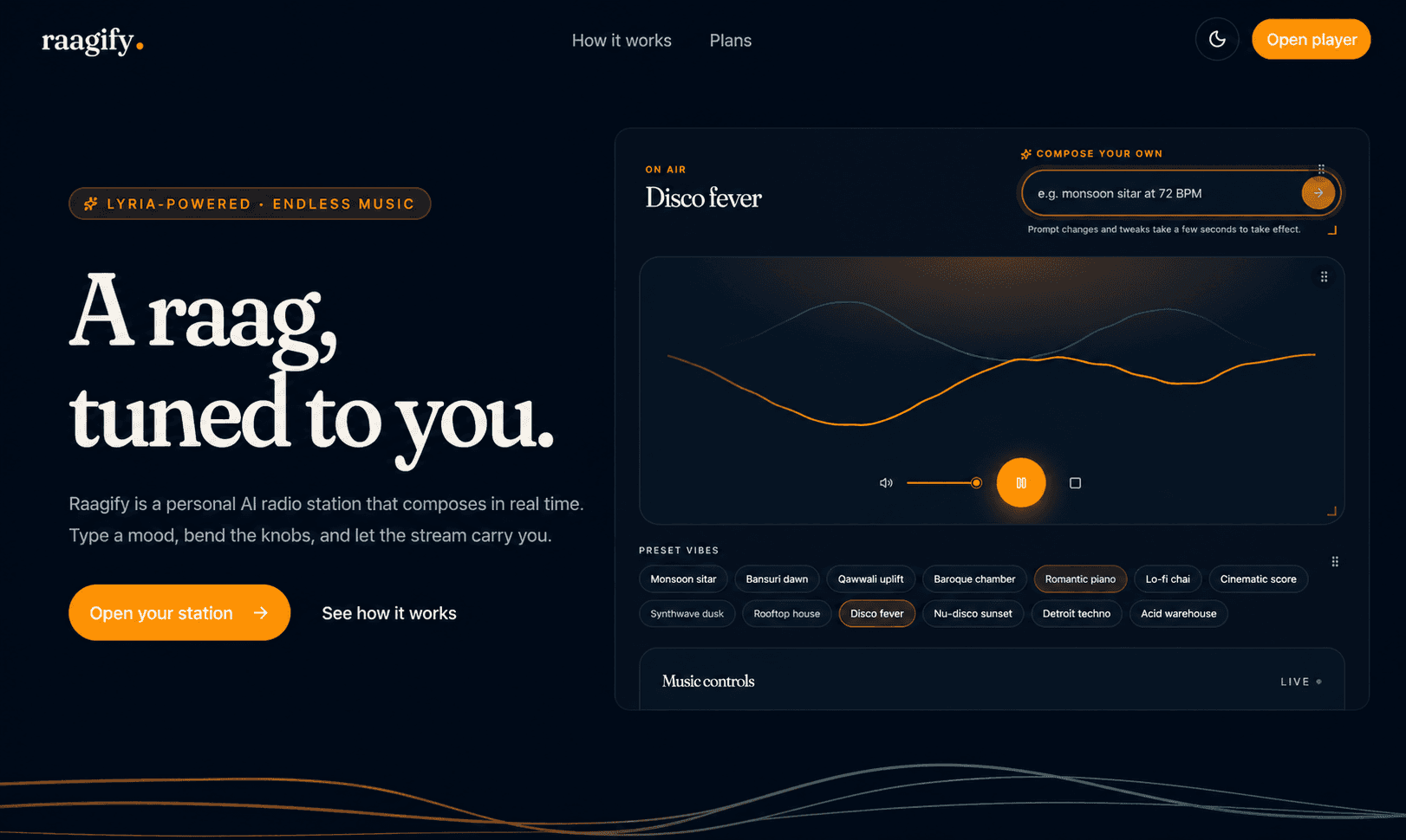 Raagify — Your personal AI raag image 1