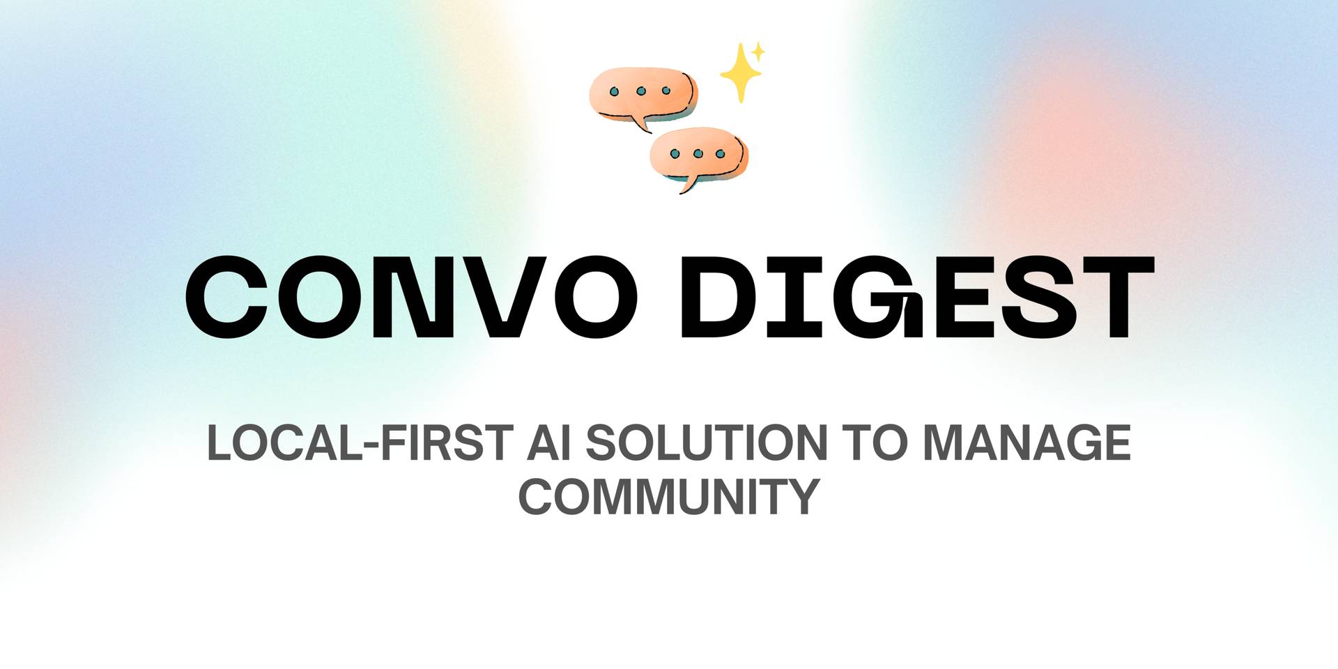 ConvoDigest: Local-first AI solution to manage community