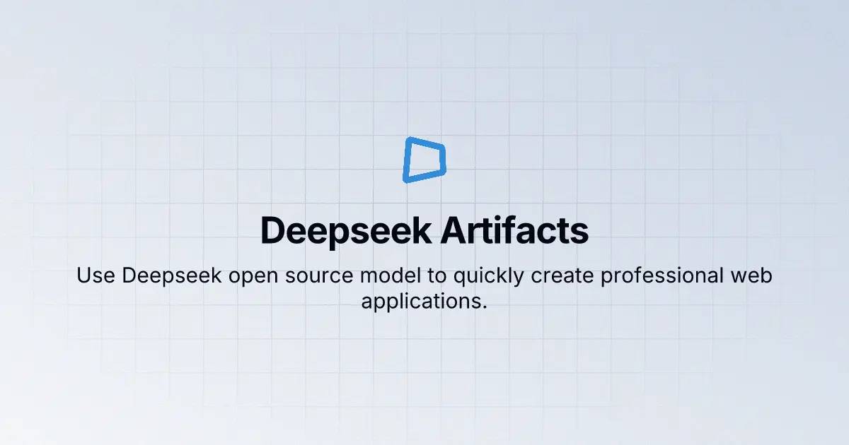 Deepseek Artifacts image 1