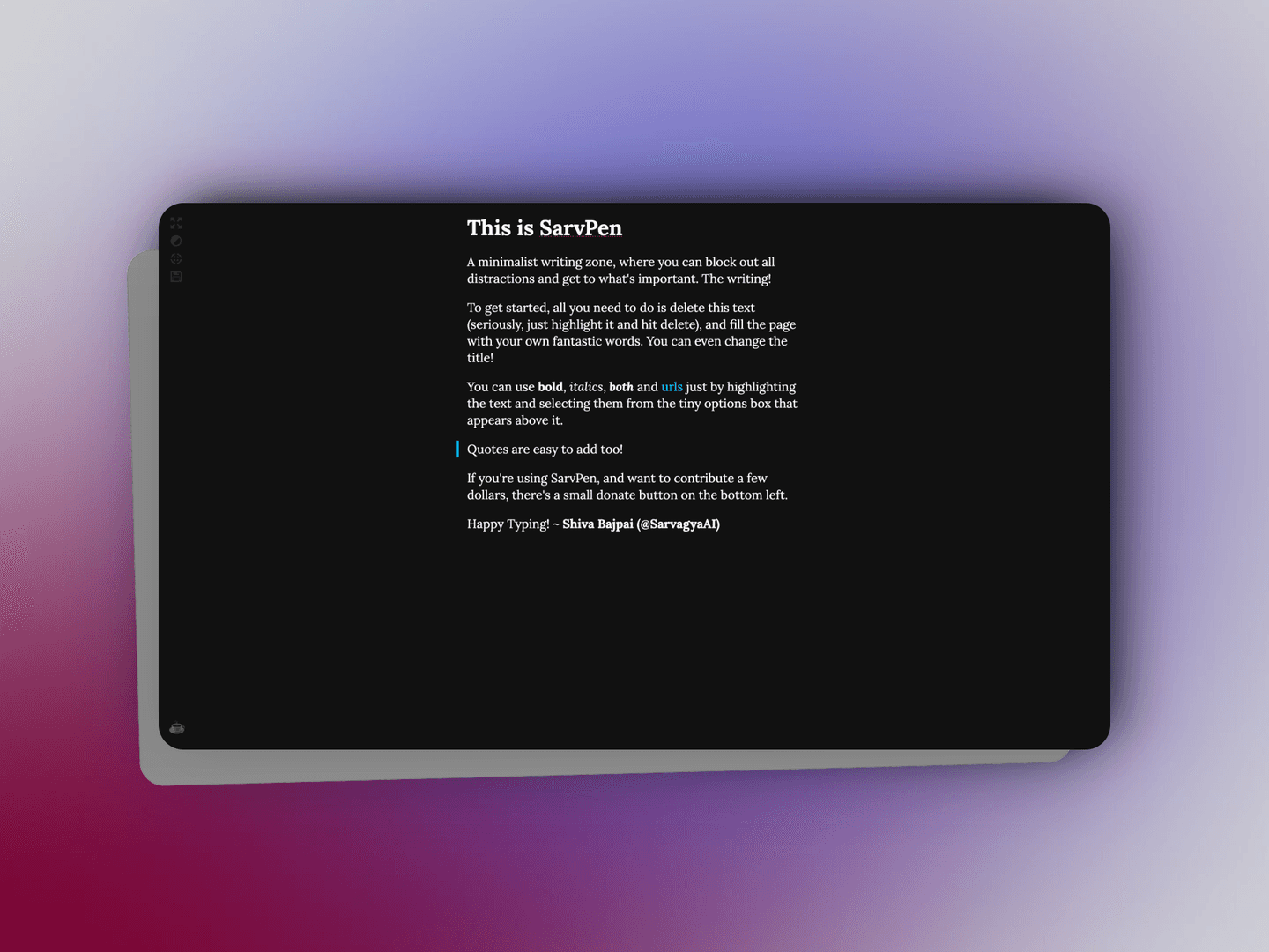 SarvPen ~ Minimal Distraction, Maximum Zen image 2