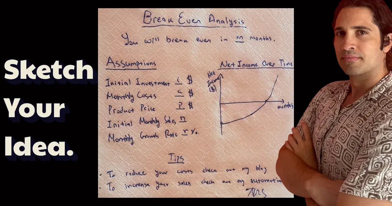 from paper napkin to website