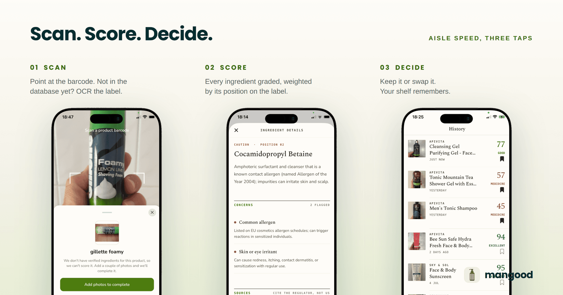 Mangood | Ingredient Scanner for Men image 3